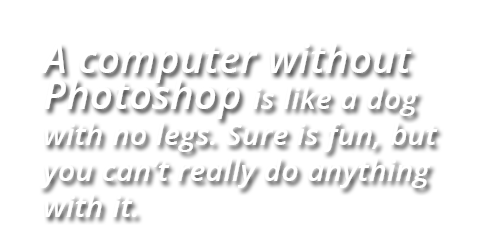 A Computer Without Photoshop